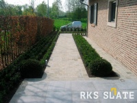 RKS Slate Sandstone Belgian Grey 200х100 мм. Прочная тротуарная плитка и плитка для пола из натурального песчаника. Лучшая цена на плитку из камня песчаник